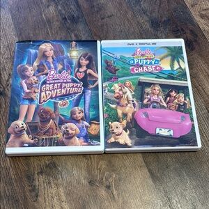Barbie Great Puppy Adventure and Puppy Chase DVD Set
